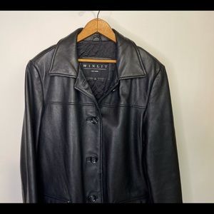 Leather Jacket quilted lining